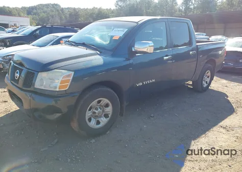 2007 Nissan Titan Xe из США, поврежденный, VIN 1N6BA07A87N208609